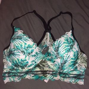 Racer back lace Push-up bralette